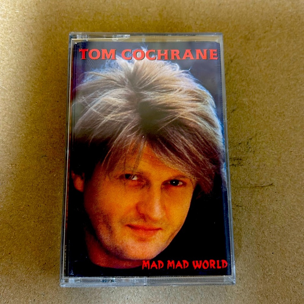 Tom Cochrane - Mad mad world cassette